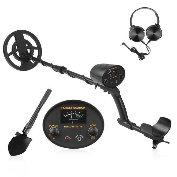 

metal detector dual mode high-accuracy metal finder with waterproof search coil adjustable stem with low battery indicator