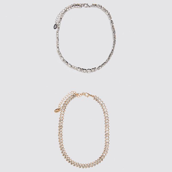 

just feel new shiny crystal choker collar necklace women statement clavicle chain necklace maxi charm jewelry party gifts, Silver