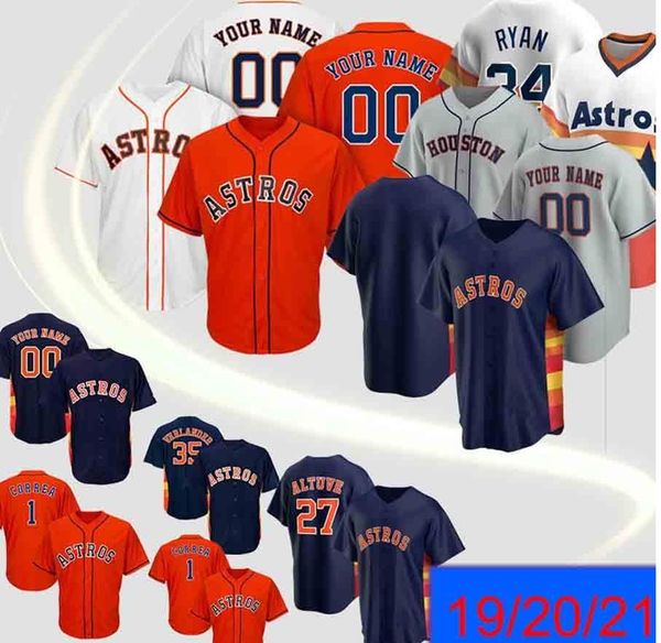 

men astros jersey 2 alex bregman 27 jose altuve 5 jeff bagwell 7 craig 4 george springer custom baseball jerseys, Blue;black