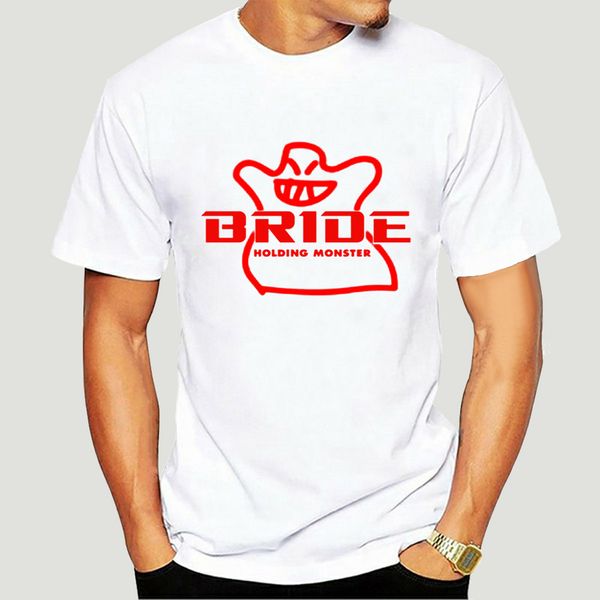 

bride holding monster racing seat logo new t-shirt-0711a