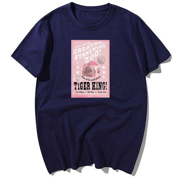 

funny the tiger king greater wynnewood zoo t-shirts men summer casual cotton short sleeve hip hop t shirt harajuku streetwear