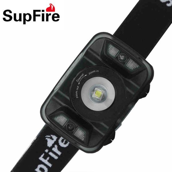 

headlamps supfire headlight led headlamp hiking zoom head lamp 1500lm usb rechargeable camping light hl18 torch work