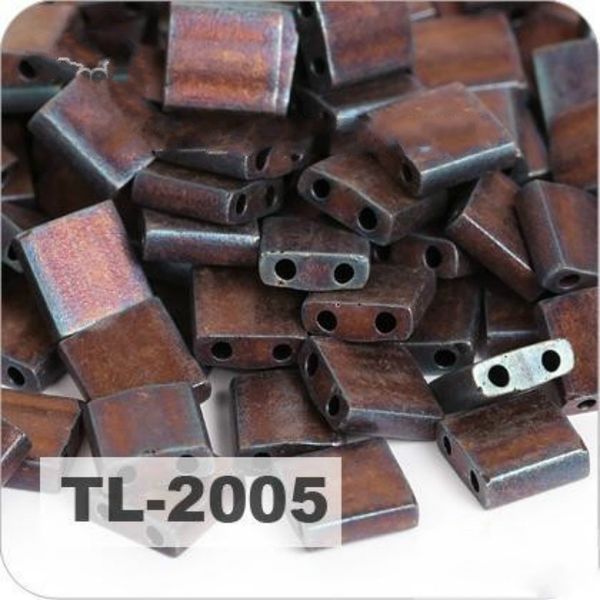 

тила бисер miyuki площадь taidian mettlic матовый медь радуга тила glass tube бисера tl2005 3 / 5grams / серия 5x5x1.9mm 2 отверстия