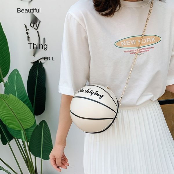 

douyin интернет красного супер горячий женского баскетбола 2020 летнего нового баскетбольного ранец ранца мода спорта портативной маленькая