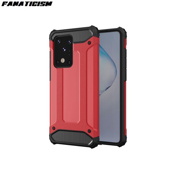 

rugged dual layer steel armor phone cover for samsung galaxy s20 ultra s20plus case shockproof hard pc tpu hybrid case