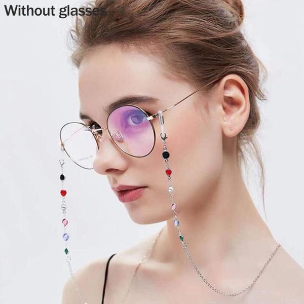 

sunglasses frames colorful glasses chain r6w8, Silver