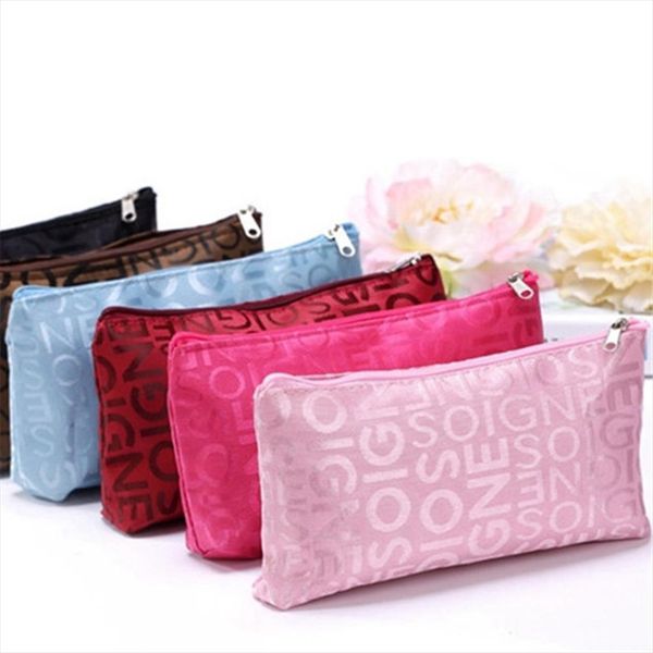 

women cosmetic bag portable cute multifunction beauty zipper travel letter makeup bags pouch toiletry organizer holder toiletry