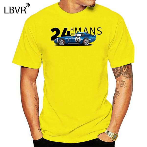 

shelby daytona 24 heures du mans 1964 mens t-shirt white tshirt dt 2019 fashion short sleeve black t shirt 100% cotton