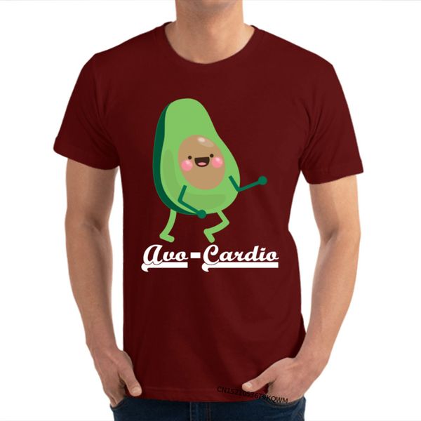 

europe men's tshirts avo cardio avocado fitness funny food o neck 100% cotton shirts normal tee-shirt ing