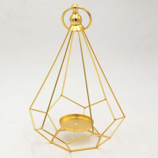 

2x diamond shaped tealight candle holder stand wedding party christmas decor gifts p props