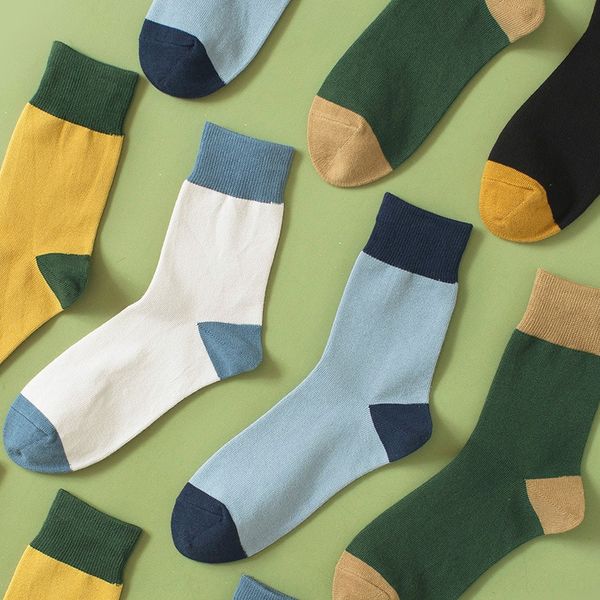 

so men's -spring autumn stockings and cotton stockings fashion men's autumn and winter sports cotton socks deodorant sweat-absorbe, Black