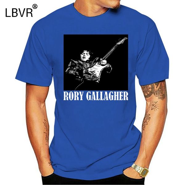 

rory gallagher blues rock guitarist legend black mens t-shirt size s m l xl 2xl 3xl