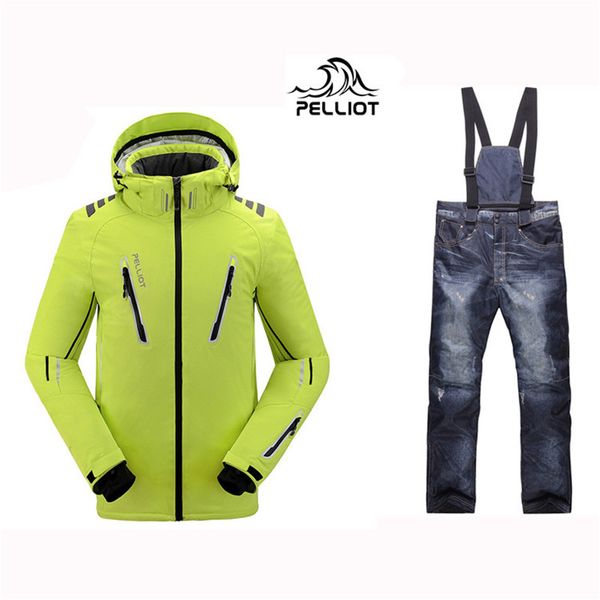 

skiing jackets 2021 ,pelliot male ski suits jacket+pants men waterproof,breathable thermal cottom-padded super warm snowboard