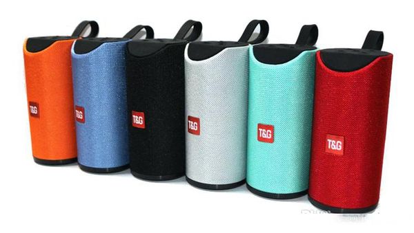 

new tg113 portable wireless speaker subwoofers handsstereo bass support tf usb card aux line in 1200mah hi-fi speakers
