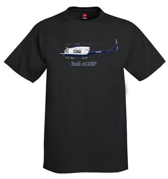 

2018 fashion bell 412 ep helicopter t shirt tee shirt