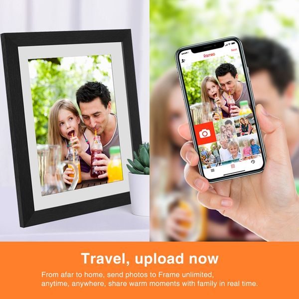 

wifi 10.1 inch digital picture frame with 800x1280 hd press sn display,share ps from frameo app control