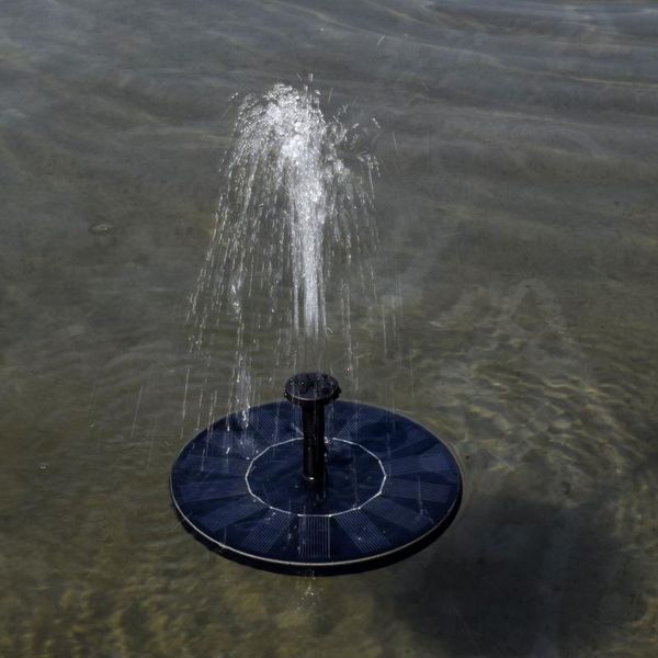 

100 sets 7v floating water pump solar panel garden plants watering power fountain pool 15df