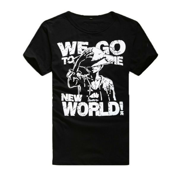 

new tees anime one-piece luffy t-shirt men streetwear funny tee shirt