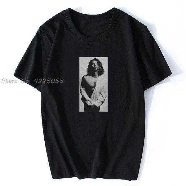 

michael hutchence t-shirt grey inxs guitar tee rock music cult 80's 90's cool casual pride t shirt men new tshirt