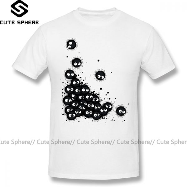 

spirited away t shirt soot assault t-shirt print cute tee shirt short sleeves man 100 cotton oversized streetwear tshirt
