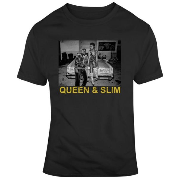 

queen and slim movie romantic drama african american bonnie and clyde movie fan t shirt