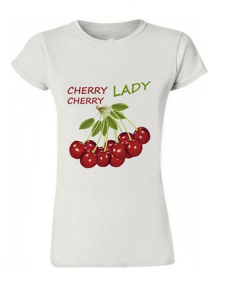 

cherry cherry lady t - shirt men women tshirt m224 homme customized tee shirt