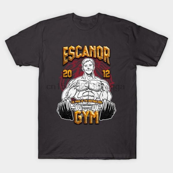 

мужчины с коротким рукавом тенниска escanor gym манга тенниска женщины тенниска
