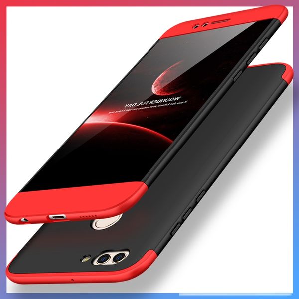 

360 degree 3 in 1 hard pc ultra thin slim fit 360 degree full body protective cover for huawei nova 2