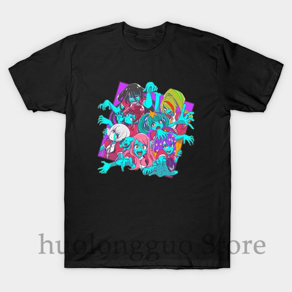 

funny printed men t shirt o-neck tshirts zombie land saga women cotton t-shirt