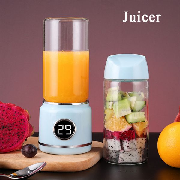 

420ml Juice Maker Machine Batidora USB charge Blender Mixer Portable Mini Juicer Smoothie Maker Fruit Juice Extractor Exprimidor