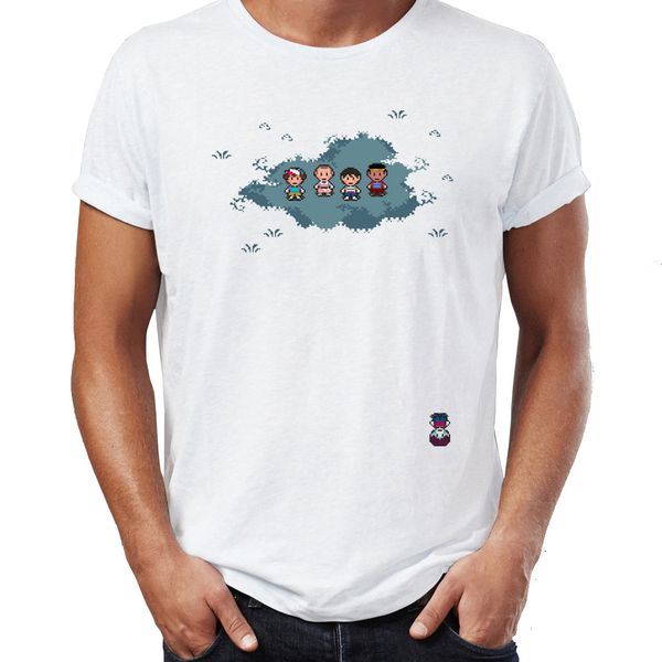 

men's t shirt stranger things upside down pixel art awesome tee