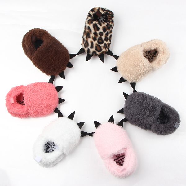 

infants baby winter cute warm boots claw baby moccasins shoes toddler footwear boots newborns prewalkers booties, Black;grey