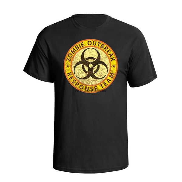 

zombie outbreak response team military mens fit t-shirt (2