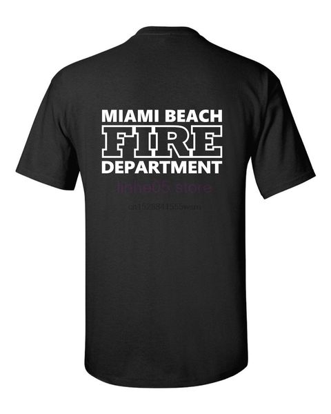 

2020 fashion miami beach fire department t shirt american fire rescue tee shirt