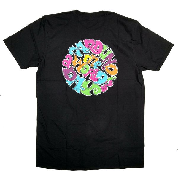 

prince t shirt around the world in a day 100% official with backprint