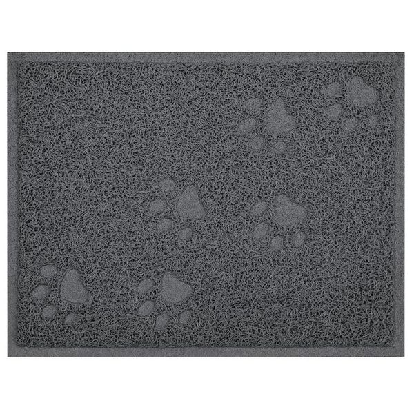 

paws printed litter mat soft cat pets portable square home dog pad thicken easy clean non slip pvc