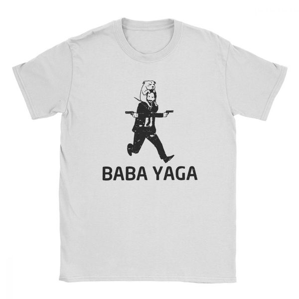 

миднайт стар мужские футболки john wick баба яга чистый хлопок тис graphic класса одежда смешной john wick и собака привет-стрит tshirt