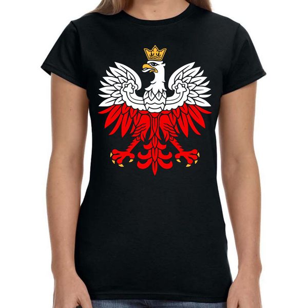 

2020 fashion white-red patriotic t-shirt poland eagle polish patriotic t shirt tee shirt
