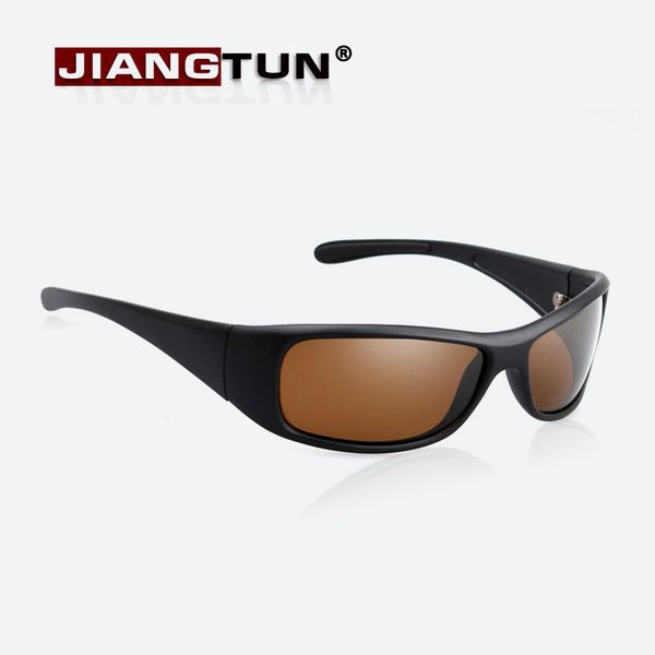 

jiangtun new stylish sunglasses polarized glasses black brown super cool brand designer eyewear driving accessories, White;black