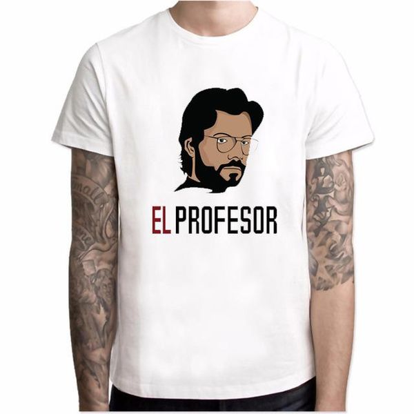 

house of paper la casa de papel money heist tv series 3d print shirts funny humor horror men clothing