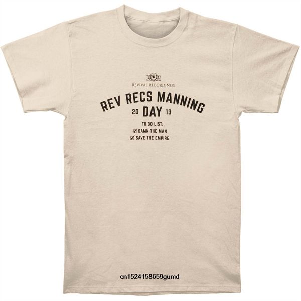 

смешные люди тенниска женщины новизна тенниску revival recordings rev rex manning t-shirt