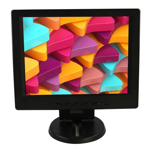 

12-дюймовый пластиковый монитор оболочки для промышленного компьютера для xp win 10 pro os supermarket кассир vga dvi tv av не прикоснуться