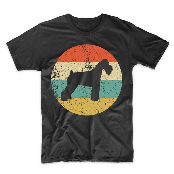 

schnauzer shirt - vintage retro schnauzer t-shirt - dog silhouette icon shirt