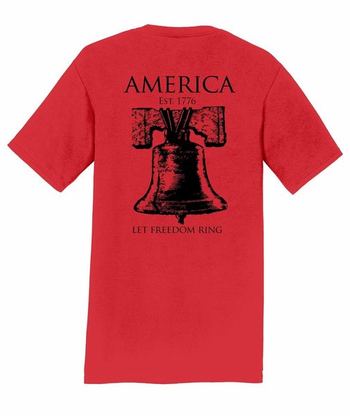 

пусть свобода звенит mens t-shirt