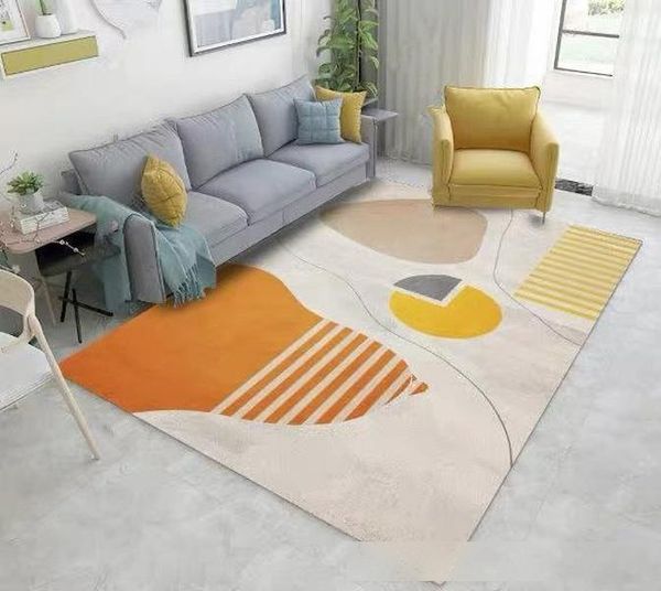 

nordic b & b light luxury geometric style living room coffee table rug bedroom bedside covered with non-slip mat bedroom carpet