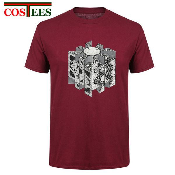 

low discount geek hellraiser puzzlebox funny t shirt men cotton short sleeve t-shirt men's tshirt plus size 3xl tee clothing