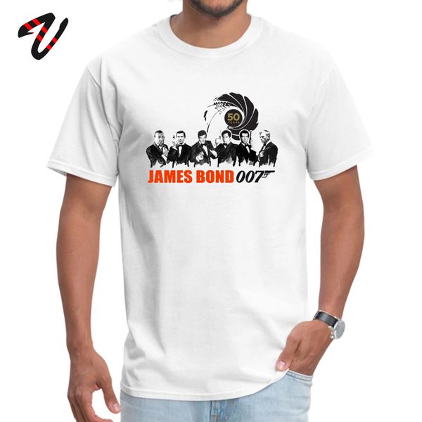 

007 men t-shirt james bond t shirts father day tshirt short sleeve fashionable all cotton casual tee shirt streetwear