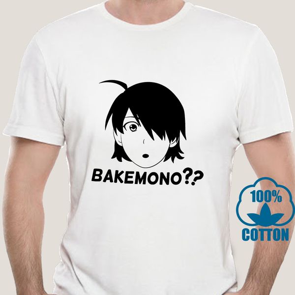 

3626a bakemonogatari t shirt bakemono araragi koyomi bakemonogatari t-shirt short-sleeve graphic shirt cotton 5x beach tshirt