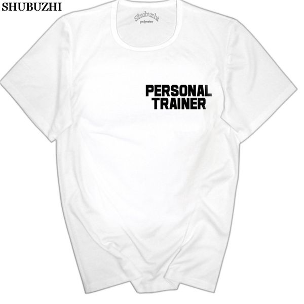 

personal trainer t-shirt gymer workout instructor traininger funny birthday gift base shirt men t shirt euro size