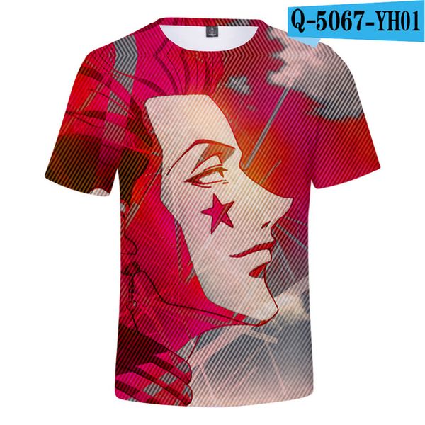 

classic anime hunter x hunter hisoka 3d print shirts hentai humor horror men clothing